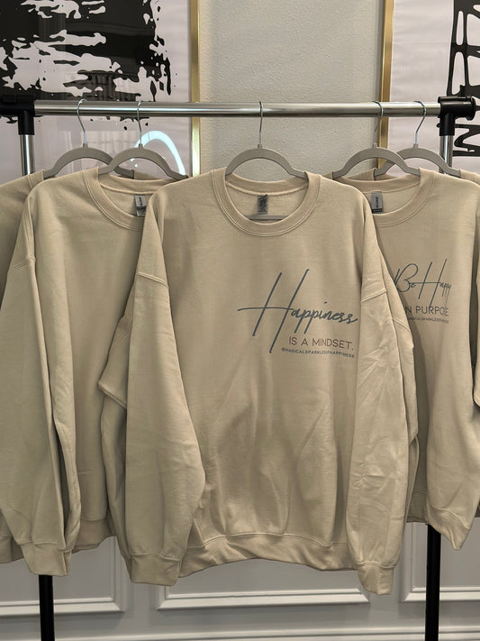 Sweatshirt - "Happiness is a Mindset!"